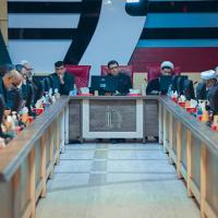 نشست هم‌اندیشی رئیس دانشگاه فردوسی مشهد با جمعی از اعضای هیئت علمی دانشگاه