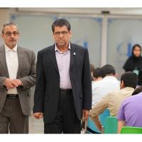 بازدید رئیس دانشگاه فردوسی مشهد از حوزه‌های برگزاری نوبت دوم آزمون سراسری ۱۴۰۴ در دانشگاه