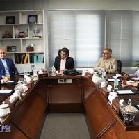 نشست مشترک رئیس دانشگاه فردوسی مشهد، معاون توسعه اقتصاد دانش‌بنیان معاونت علمی، فناوری و اقتصاد دانش‌بنیان ریاست‌جمهوری و همچنین مدیر کمیته ملی ربوکاپ ایران