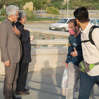 مراسم استقبال از کاروان دانشجویی پیاده‌روی اربعین در دانشگاه فردوسی مشهد برگزار شد
